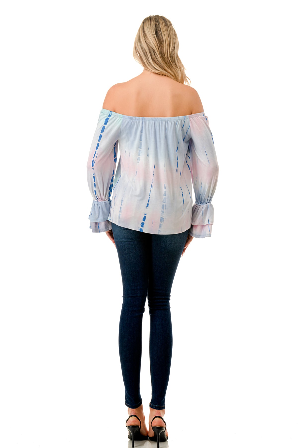 FRANCES OFF SHOULDER TOP (PASTEL BAMBOO)- VT3160