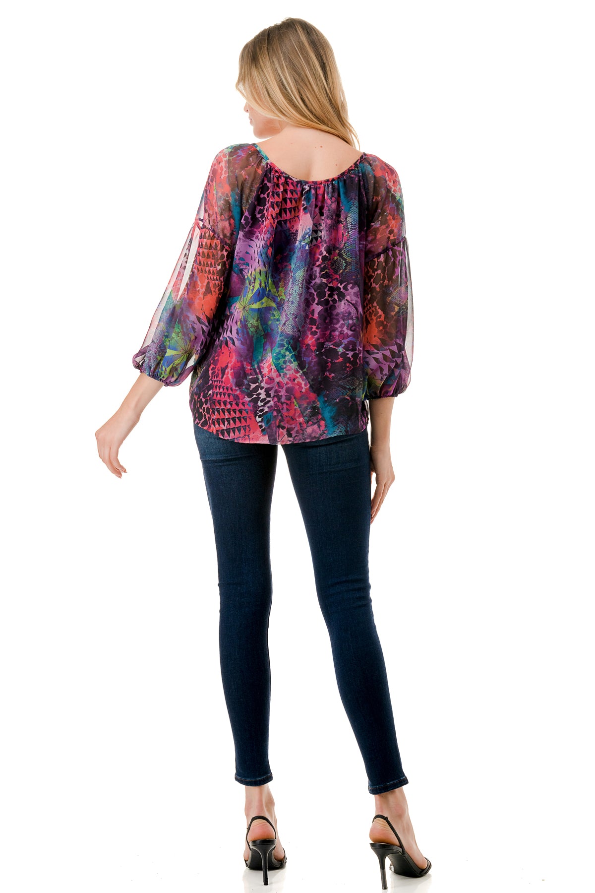JANE FRONT KEY HOLE TOP (PANTASY)- VT3170