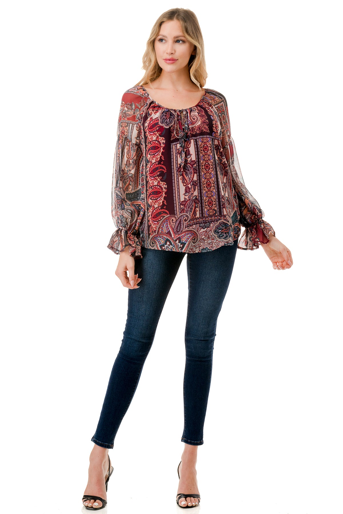 ALILE FRONT TIE TOP (FALL IN LOVE)- VT3193