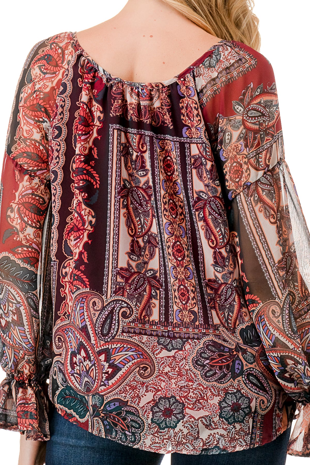 ALILE FRONT TIE TOP (FALL IN LOVE)- VT3193