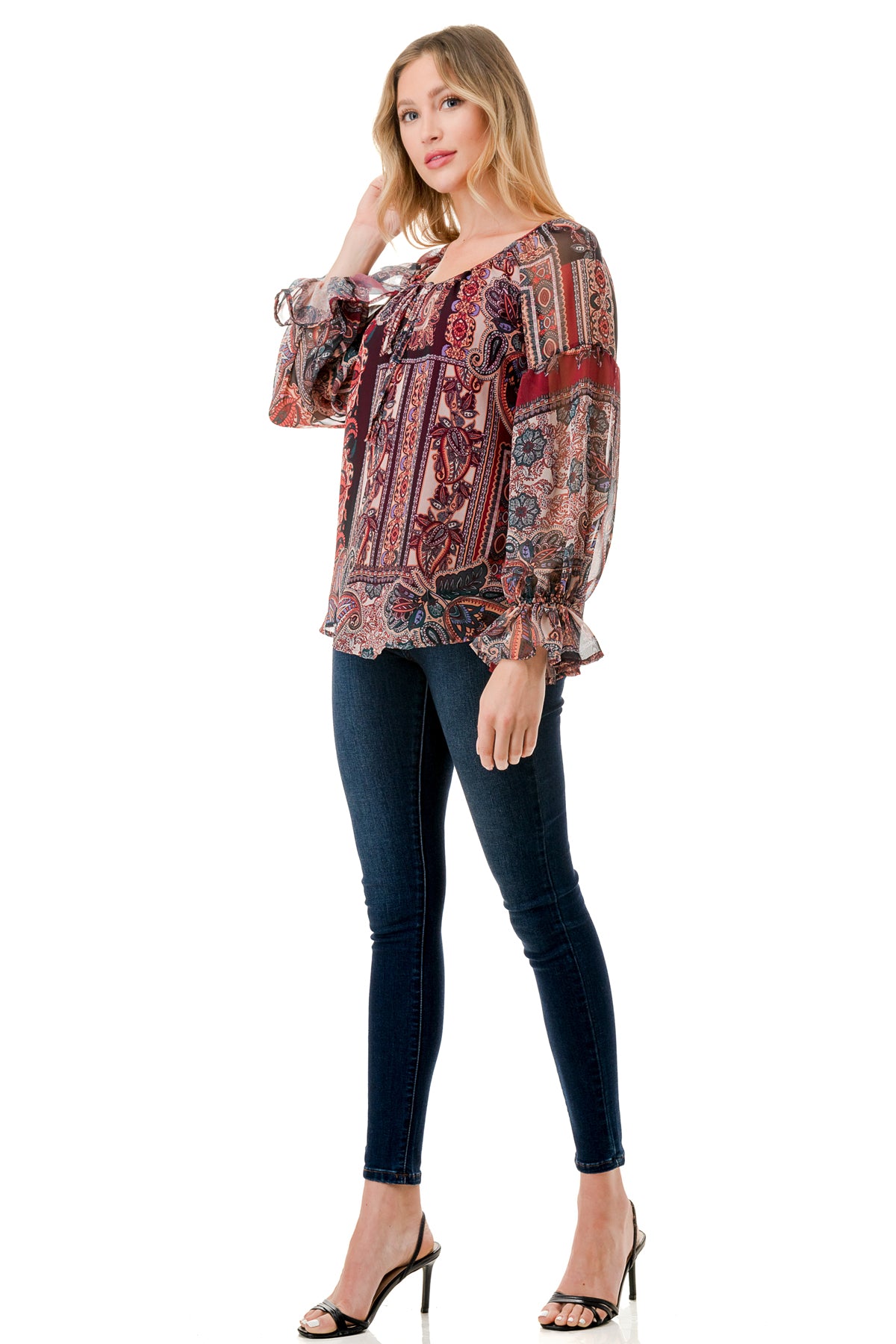 ALILE FRONT TIE TOP (FALL IN LOVE)- VT3193