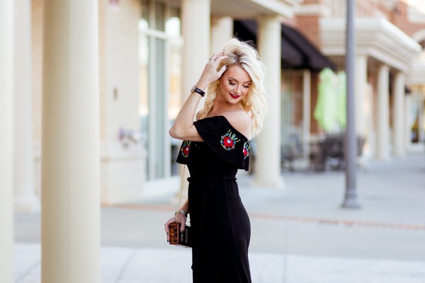 ROSABEL JUMPSUIT (Black)- CVD1547