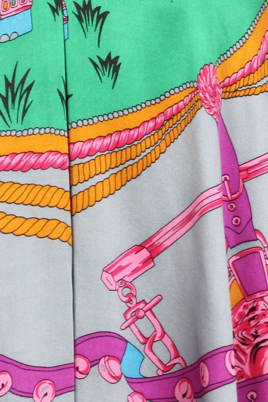 MAKAYLA CAMI (GREEN MULTI)- T1348