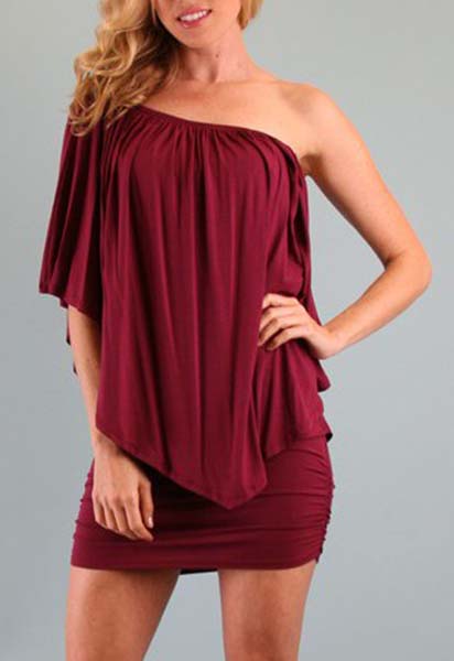 MINA CONVERTIBLE DRESS(DARK ORANGE, MELON, YELLOW, MAGENTA, CRAN BERRY)-JD7081