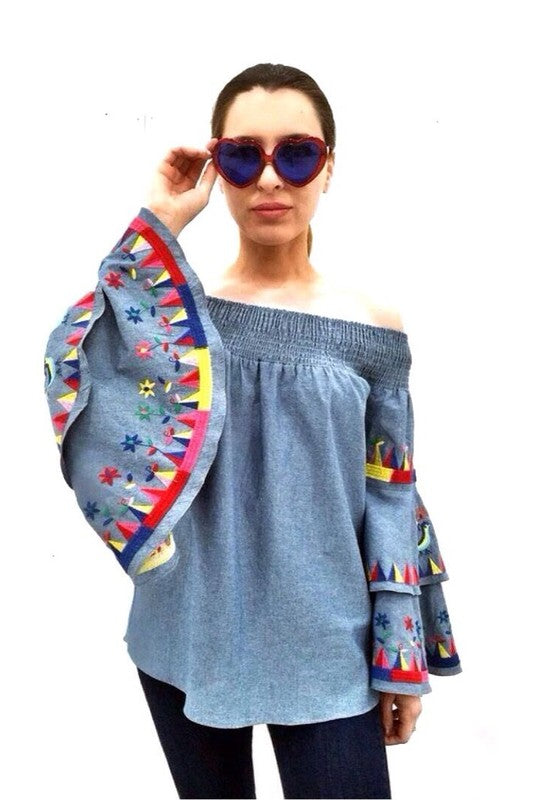 JOEY OFF SHOULDER TOP-CVD1835