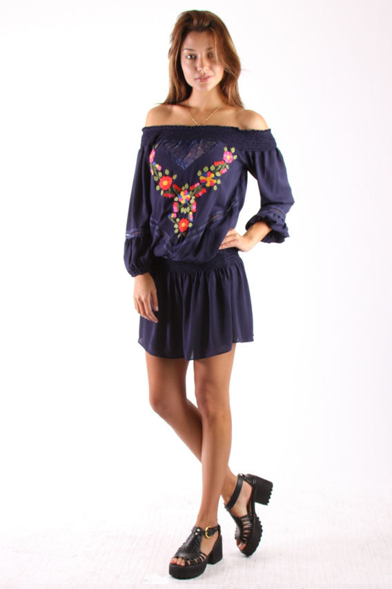 KACIE DRESS (NAVY)-CVD1208