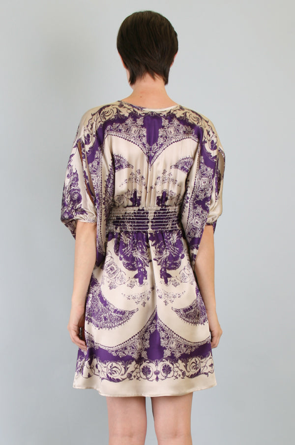 NATALIE SMOCK DRESS-(MULTI)-D7218