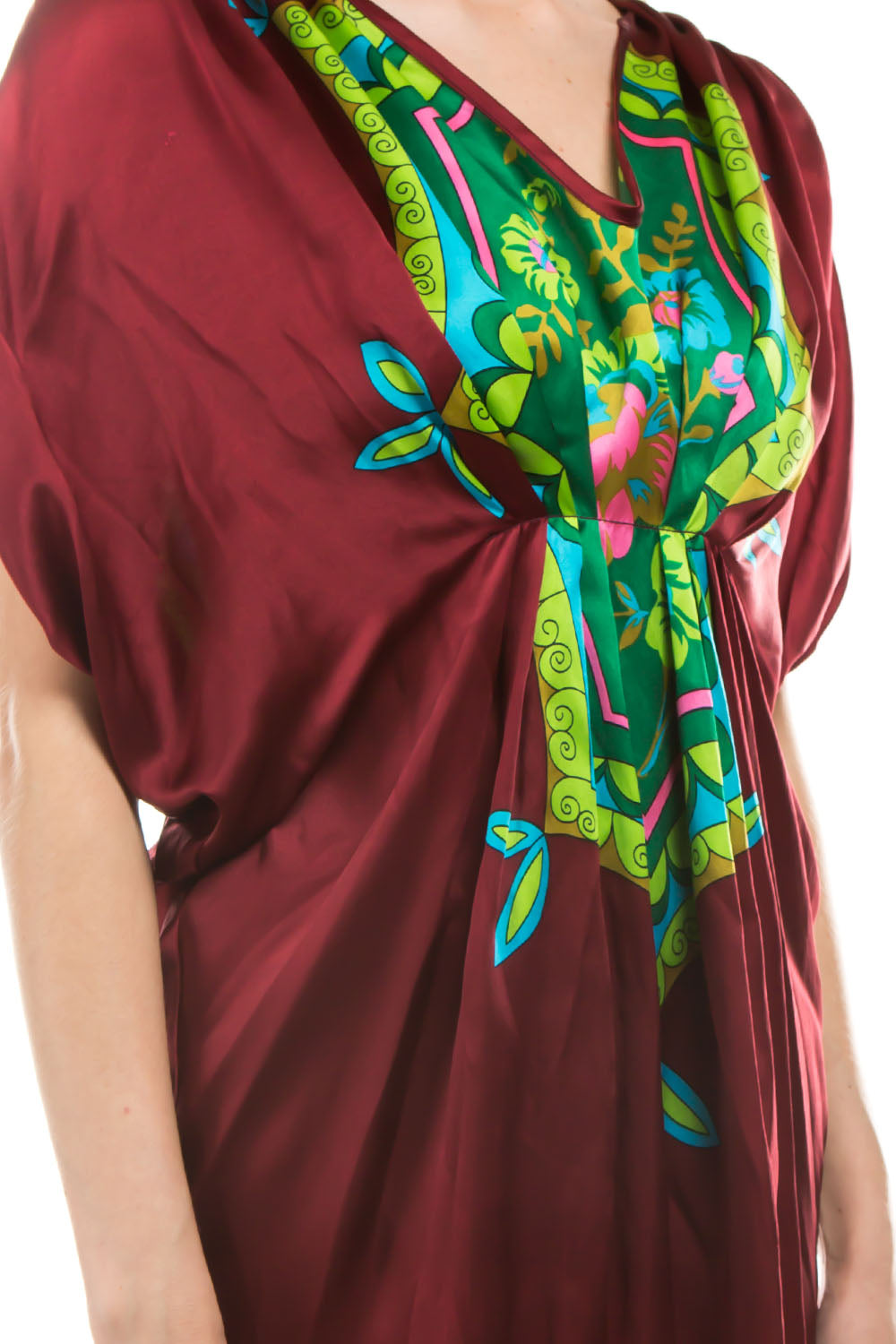 DEBORAH CAFTAN (WINE)- D7888