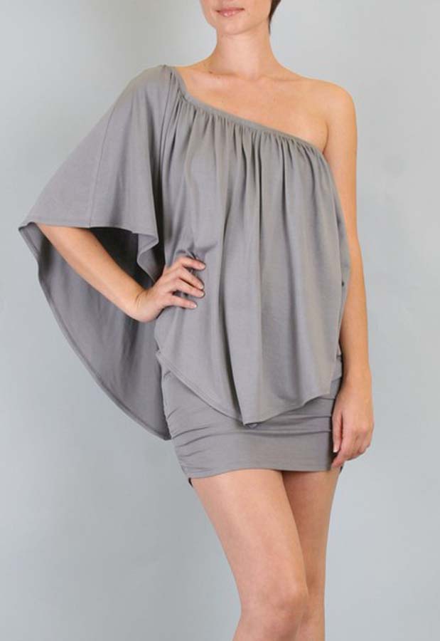 MINA CONVERTIBLE DRESS (RED, NAVY, BURGUNDY, OLIVE, MOCHA, GREY)-JD7081