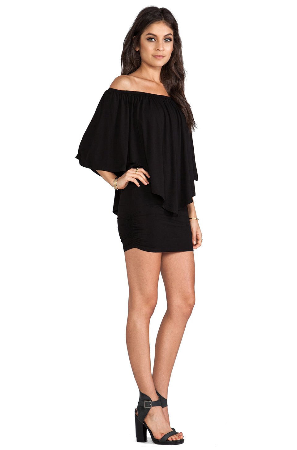 MINA CONVERTIBLE DRESS (BLACK)-JD7081