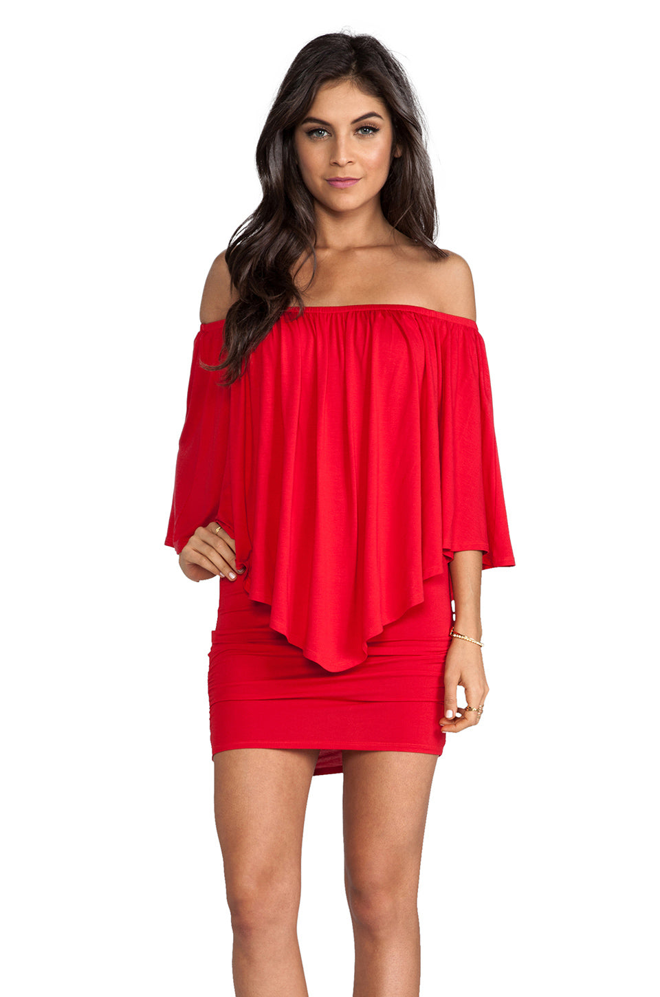 MINA CONVERTIBLE DRESS (RED, NAVY, BURGUNDY, OLIVE, MOCHA, GREY)-JD7081