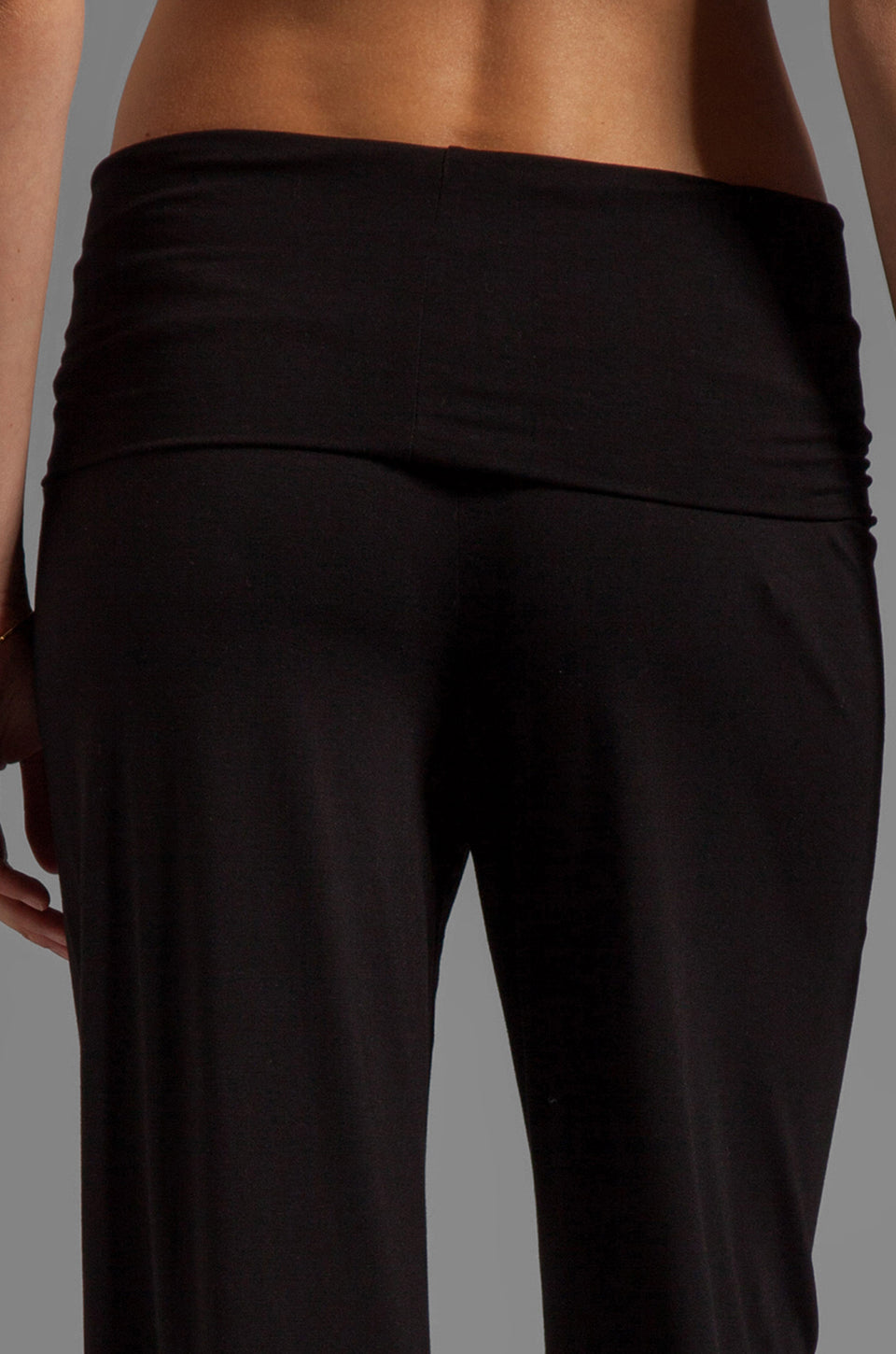 Kira Rollover Pants (Black)- JP8545