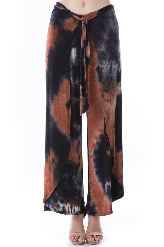 ERIN PANTS (NEW BROWN TIE DYE)-JP8769