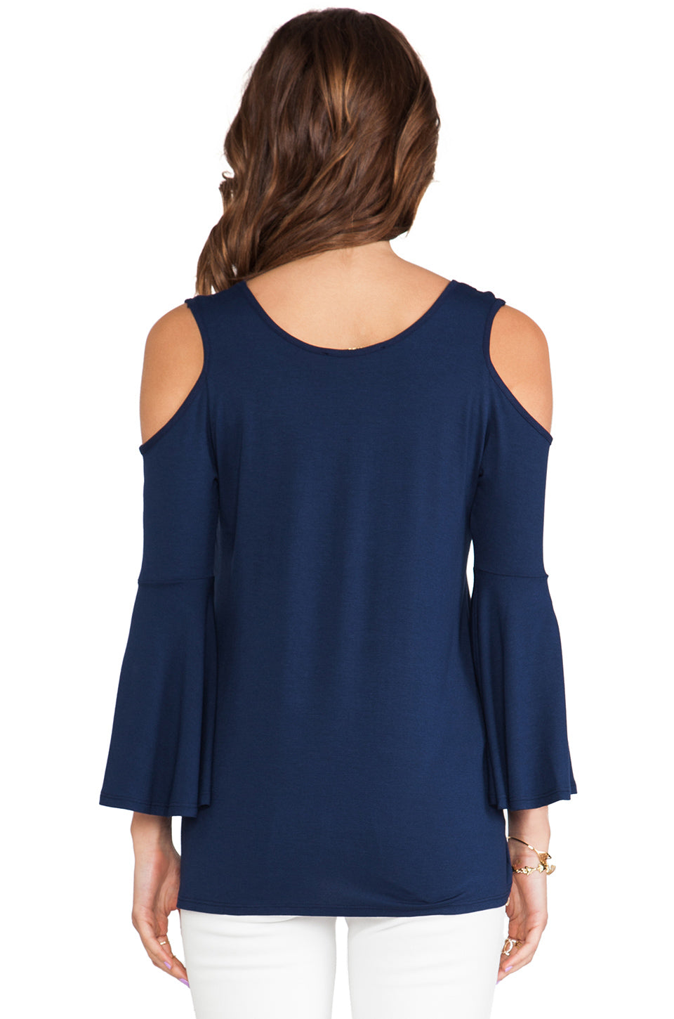 Brenda Bell Sleeve Top (Navy)-JT7365