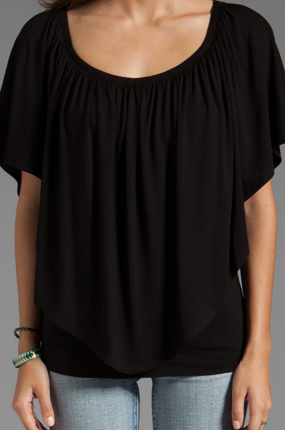 MINA CONVERTIBLE TOP (BLACK)-JT7463