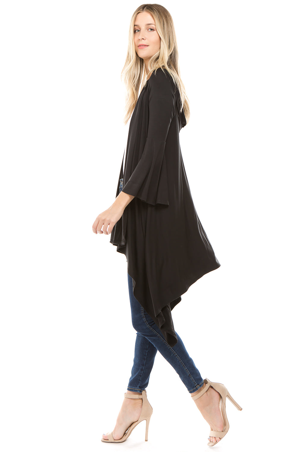 LIZ LONG CARDIGAN(BLACK)-JT8299