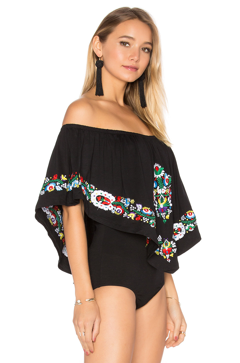 ROBERTA BODYSUIT (Black)-VD1488
