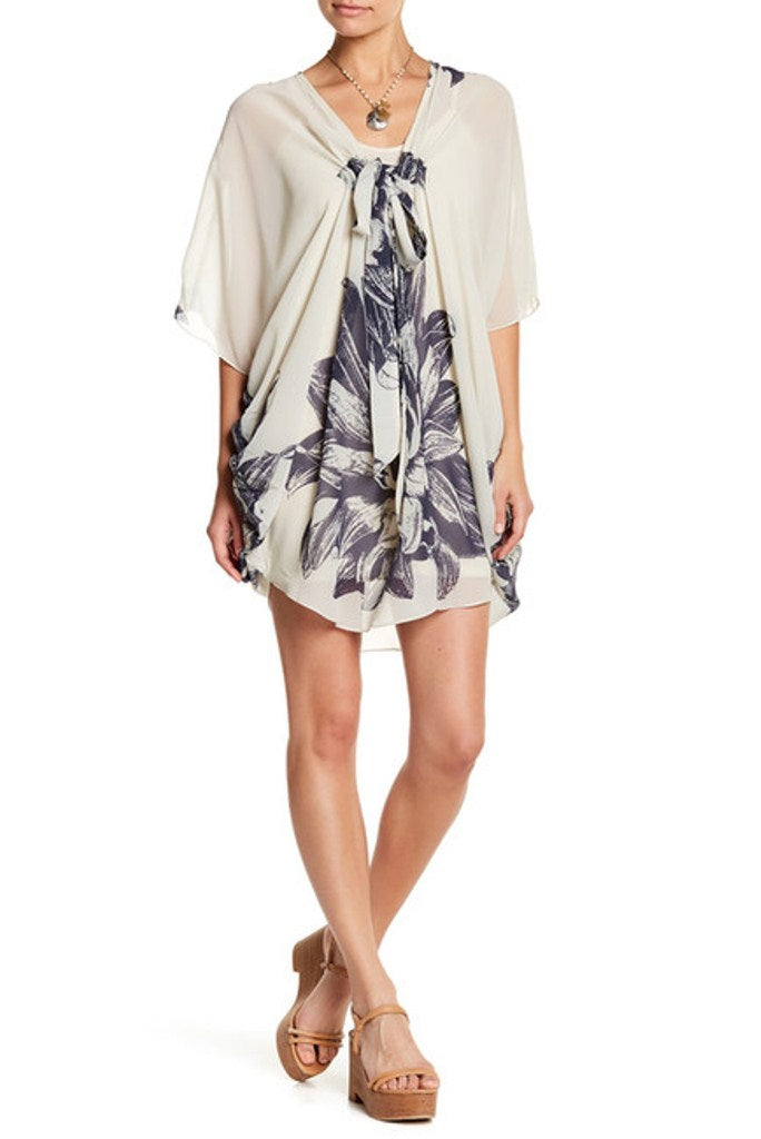 JANET CAFTAN DRESS (TAUPE)- VD1034