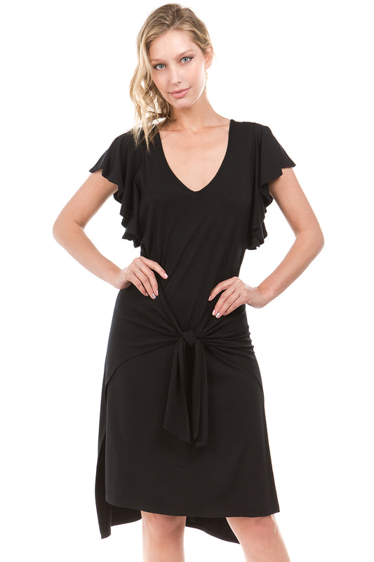 ALMA DRESS (BLACK)- VD2211