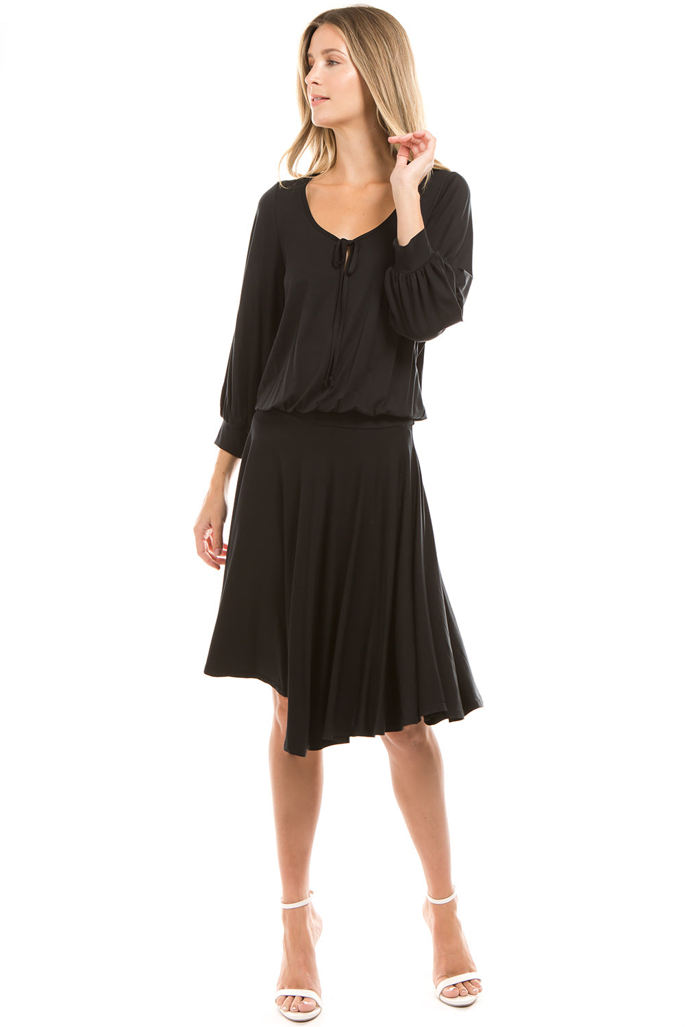 PHOEBE DRESS (BLACK)-VD2347
