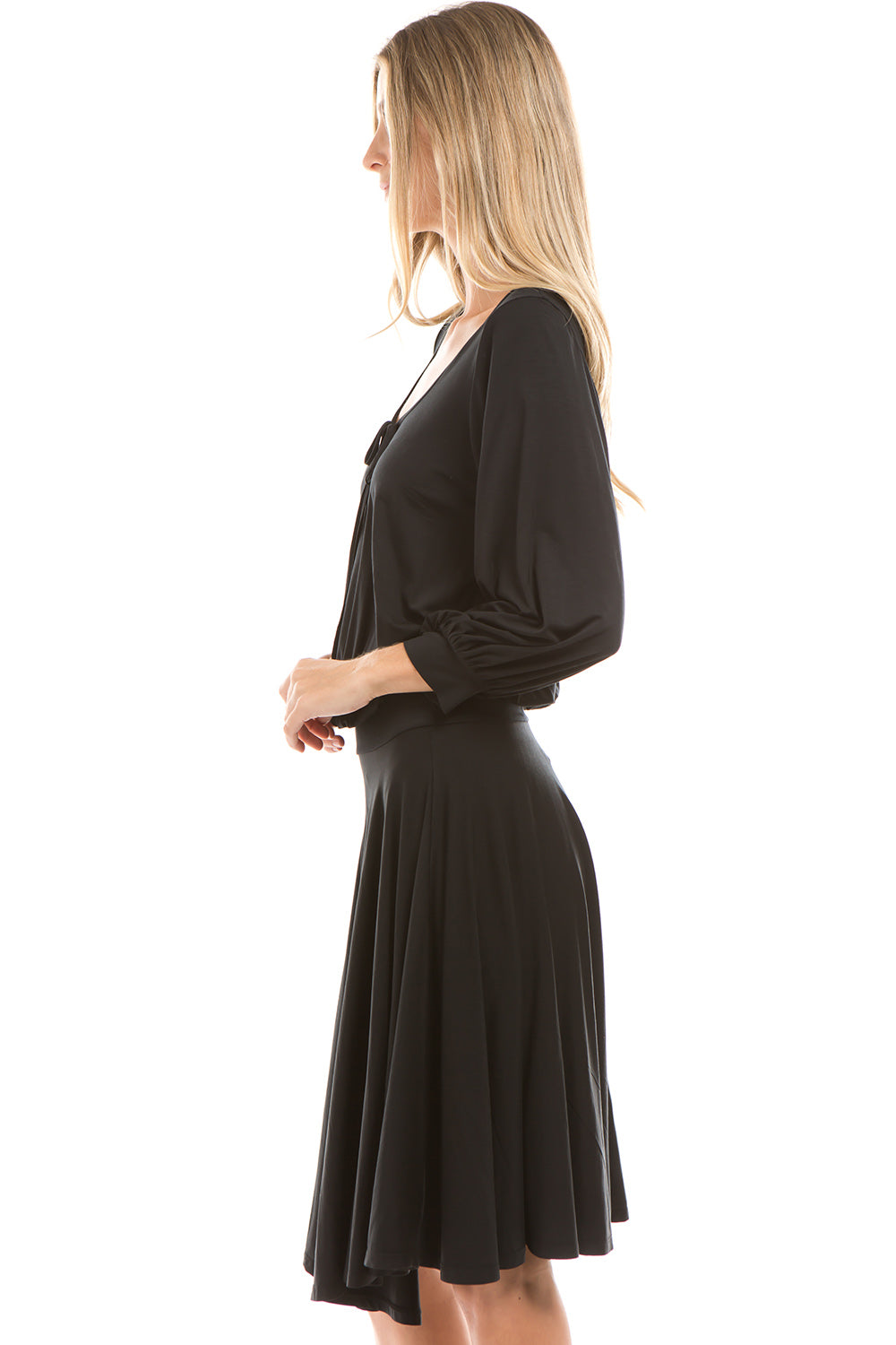 PHOEBE DRESS (BLACK)-VD2347