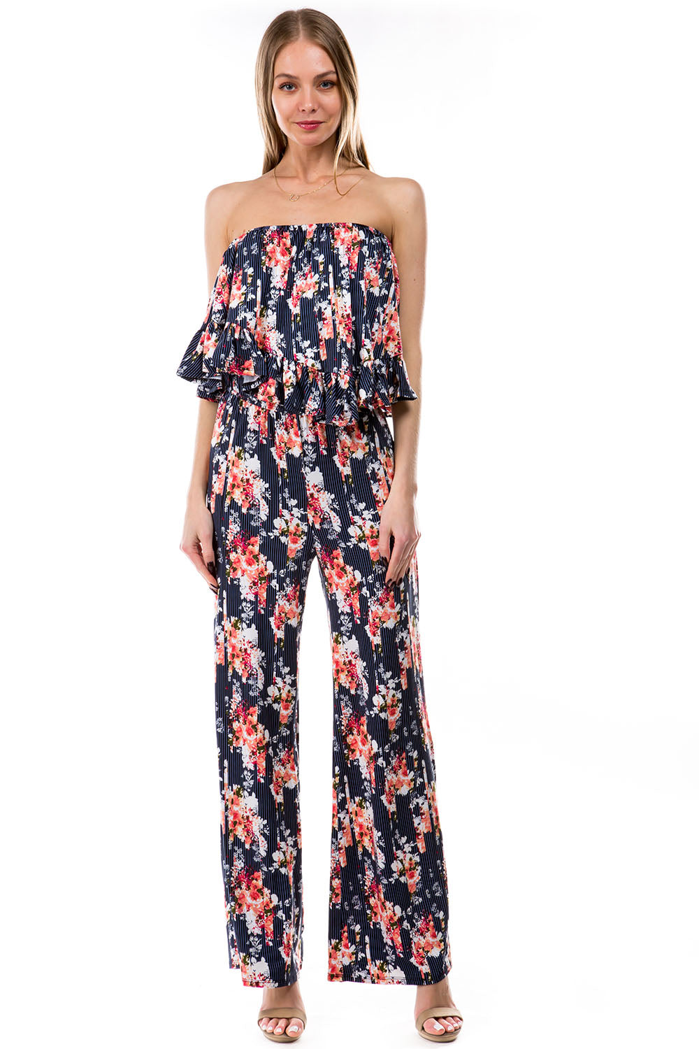 BRYNN JUMPSUITS (FLORAL PRINT)- VD2390