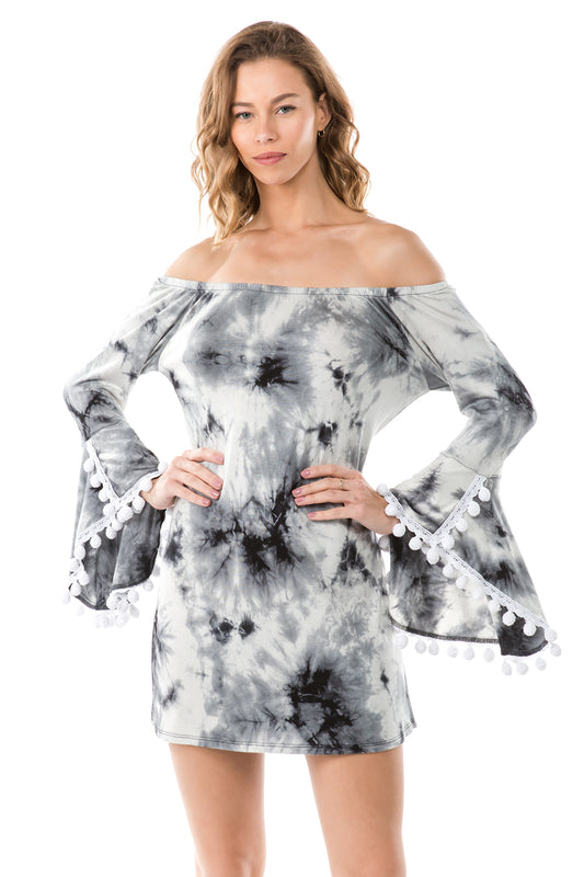 AGNES DRESS (GREY)- VD2566