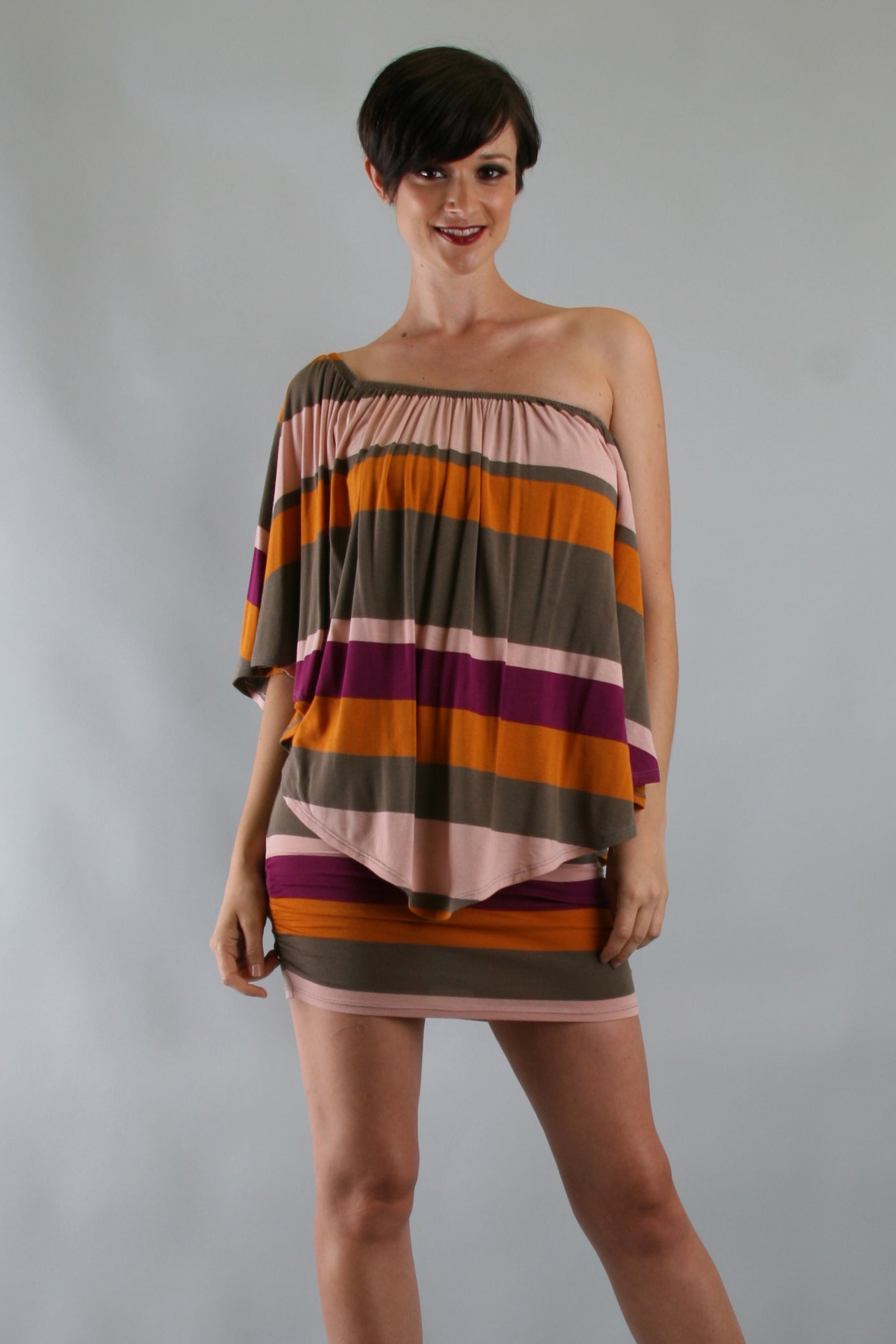 SUMMER CONVERTIBLE DRESS (OLIVE MULTI)-VD7867