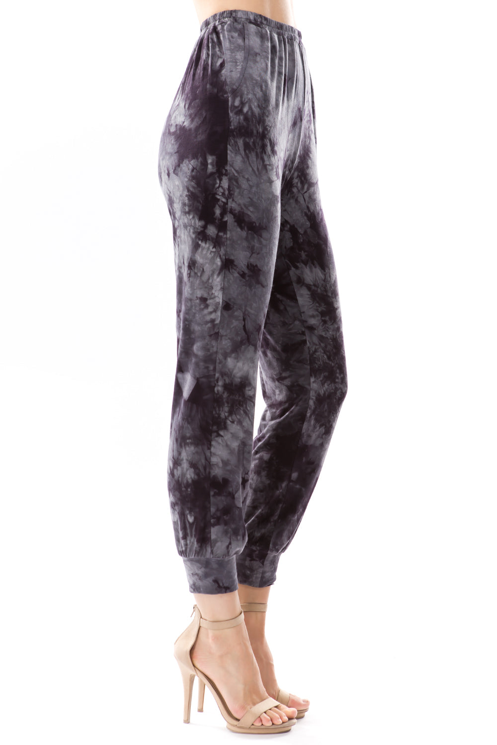 LUX JOGGER PANTS (CHARCOAL TIE DYE)-VP2780T