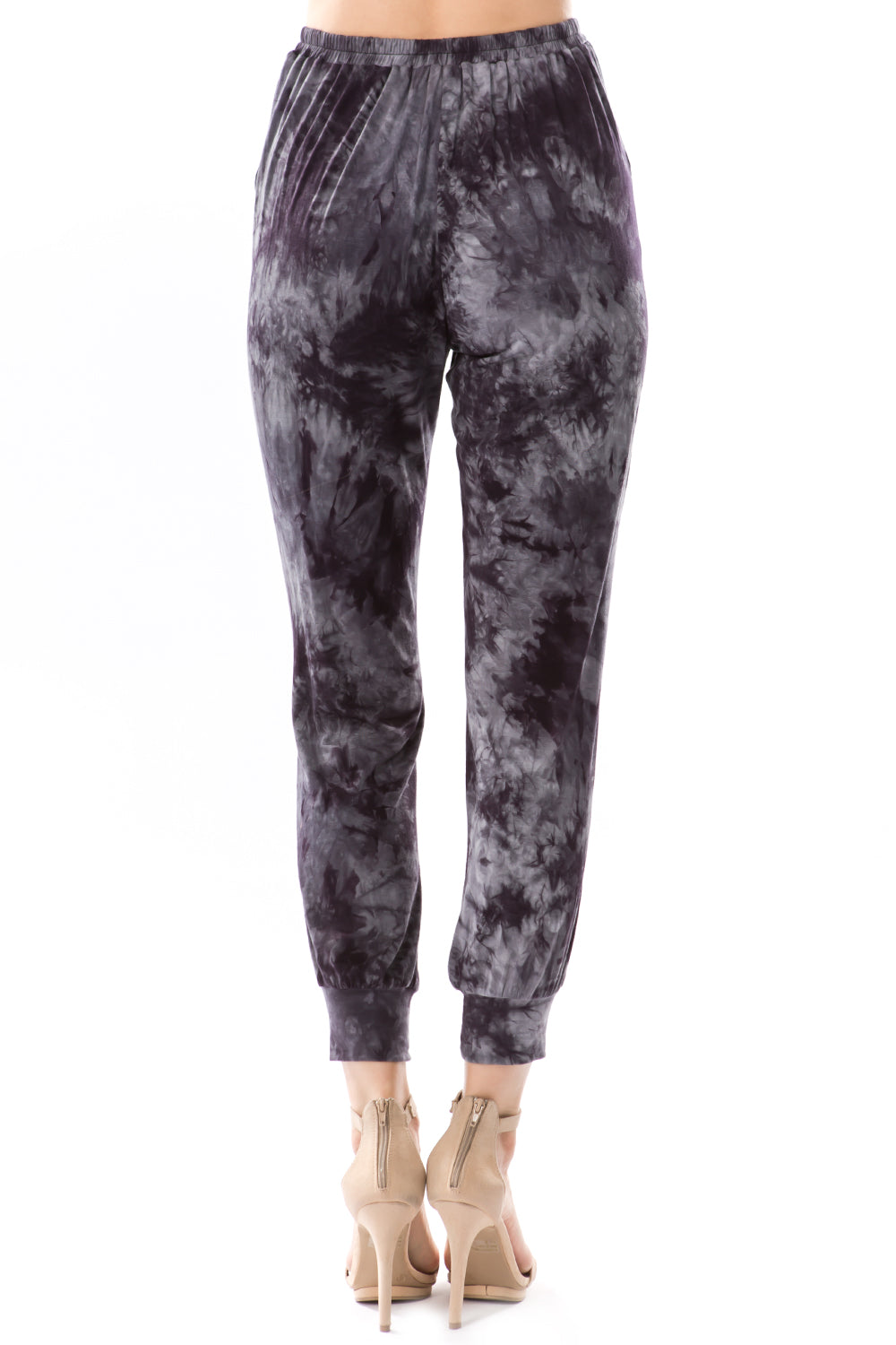 LUX JOGGER PANTS (CHARCOAL TIE DYE)-VP2780T