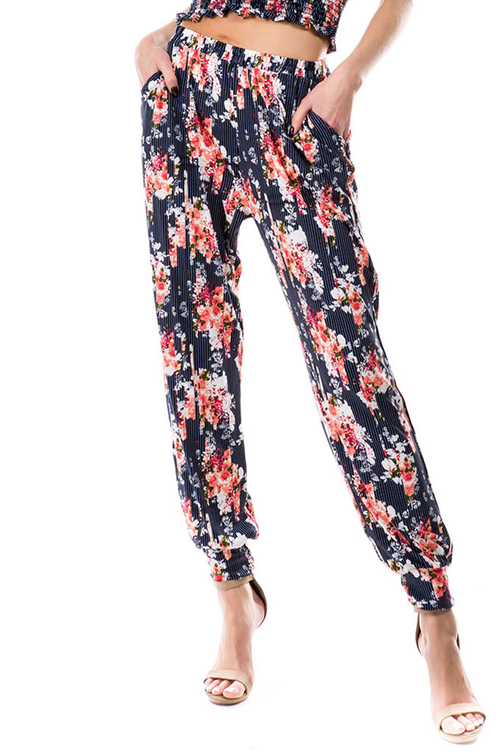 LUX JOGGER PANTS (FLORAL PRINT)-VP2780