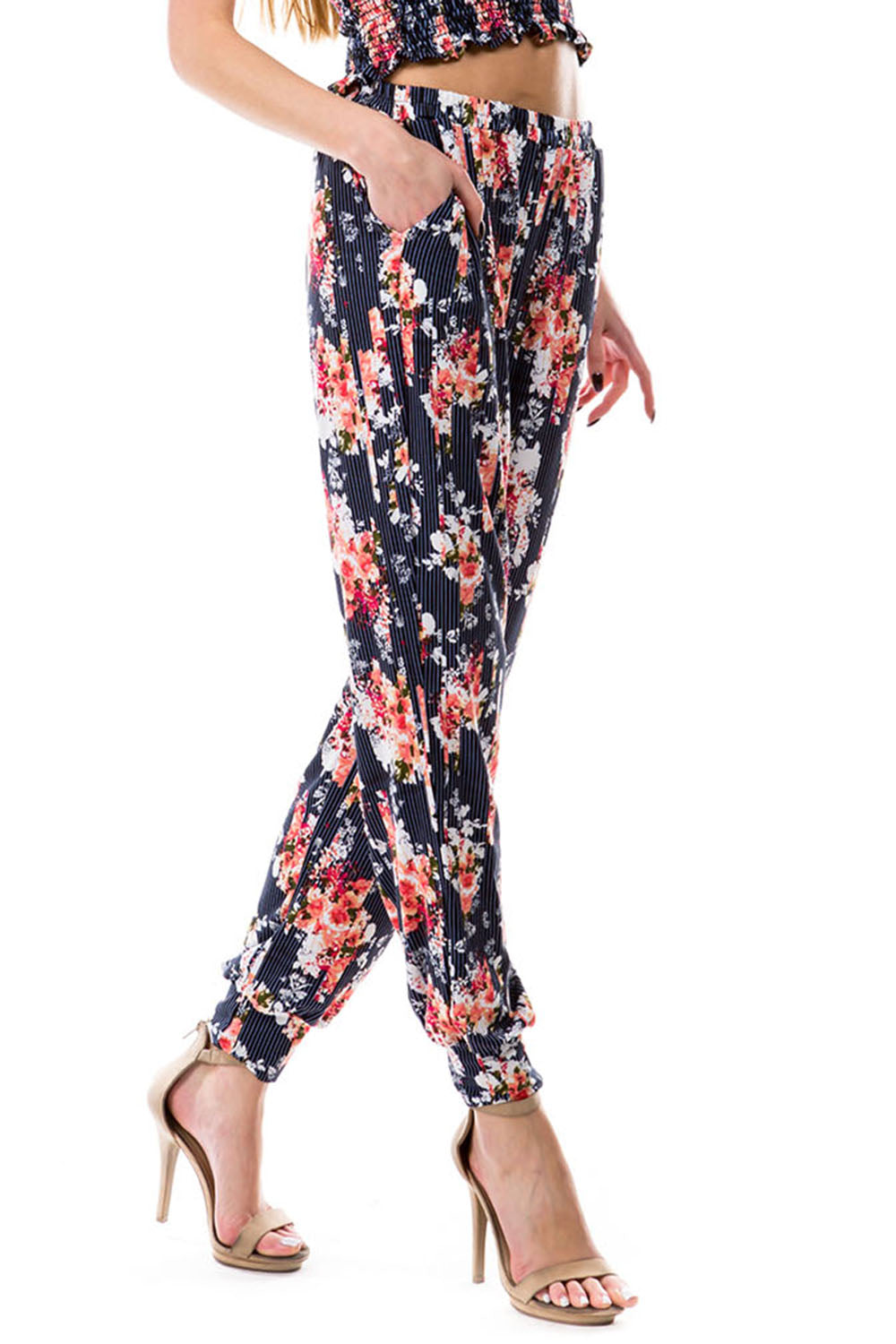 LUX JOGGER PANTS (FLORAL PRINT)-VP2780