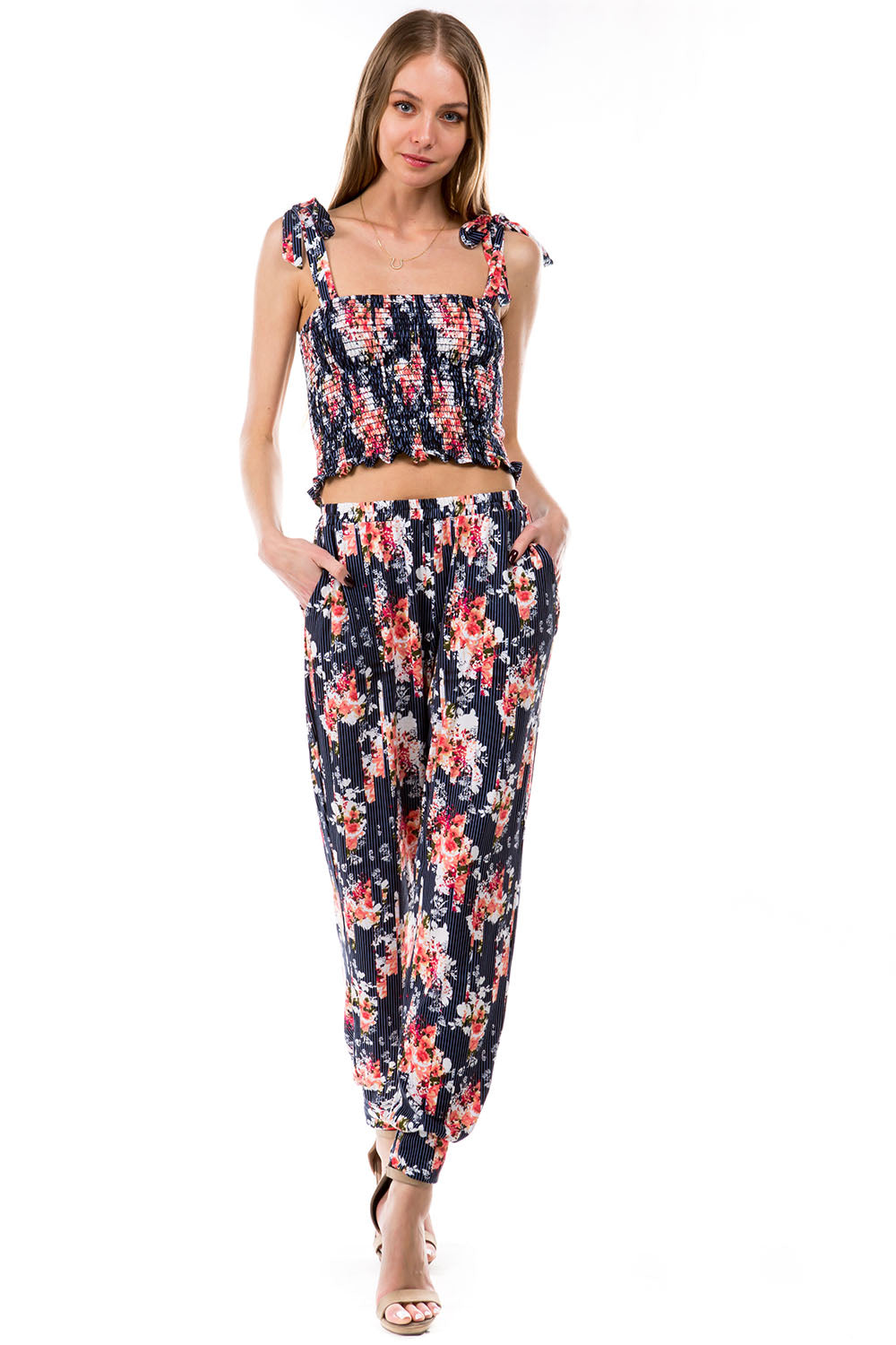 LUX JOGGER PANTS (FLORAL PRINT)-VP2780
