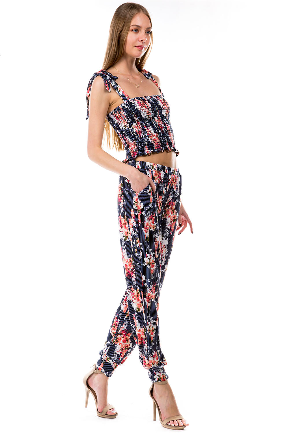 LUX JOGGER PANTS (FLORAL PRINT)-VP2780