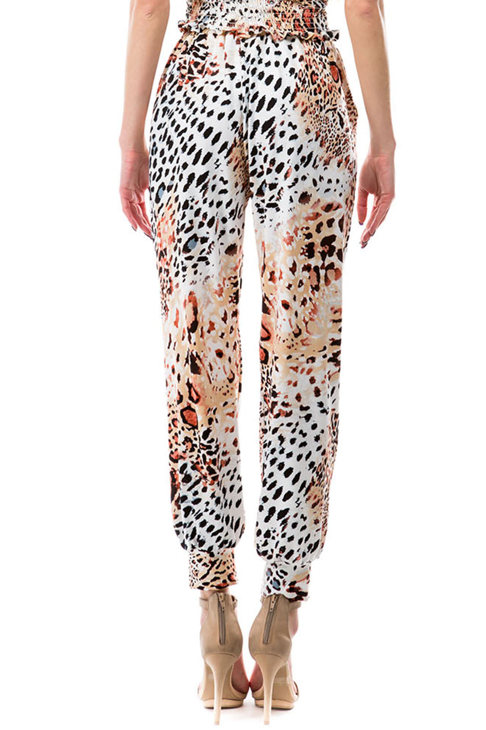 LUX JOGGER PANTS (WHITE LEOPARD)-VP2780