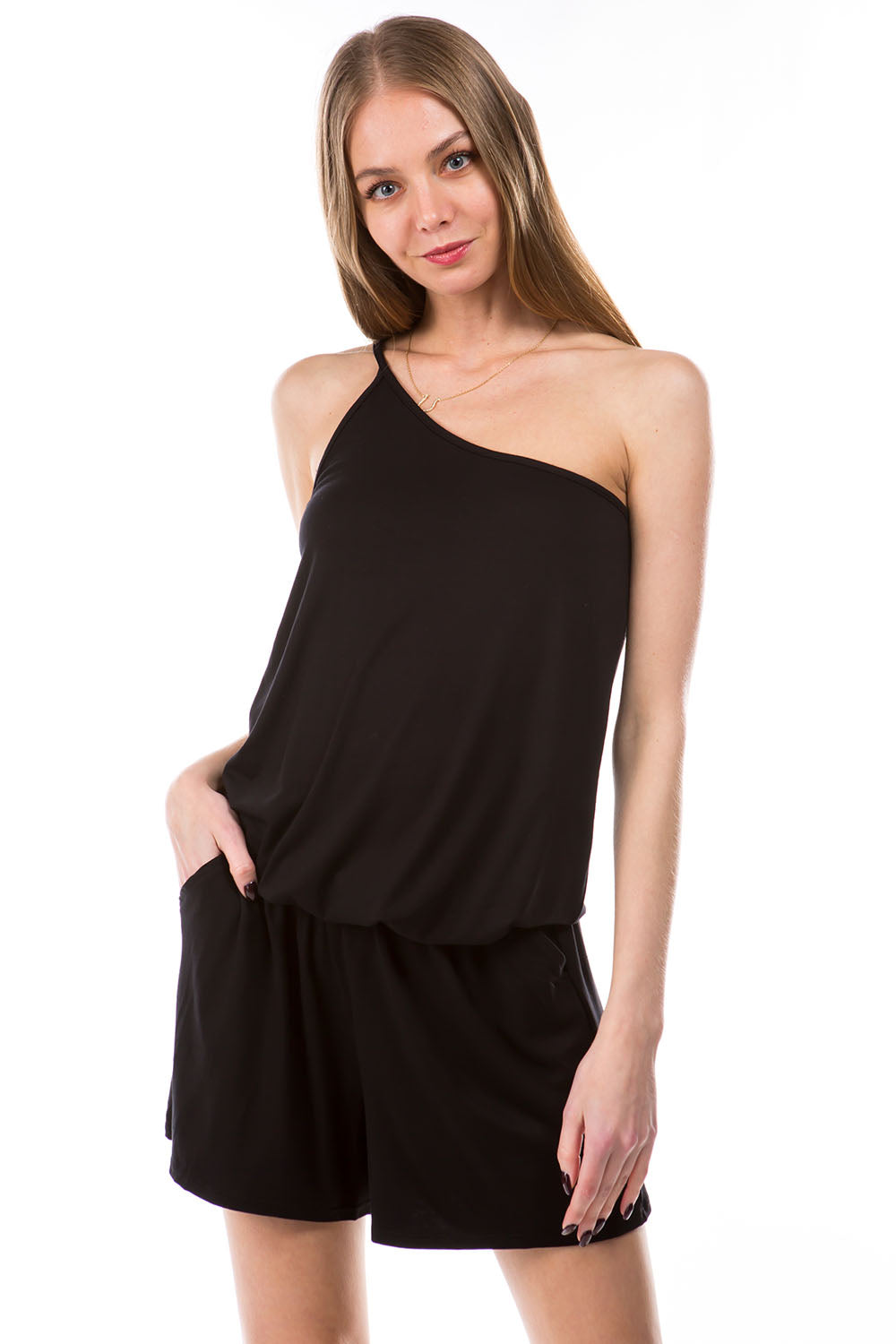 ANAIS ROMPER (BLACK)- VR2915