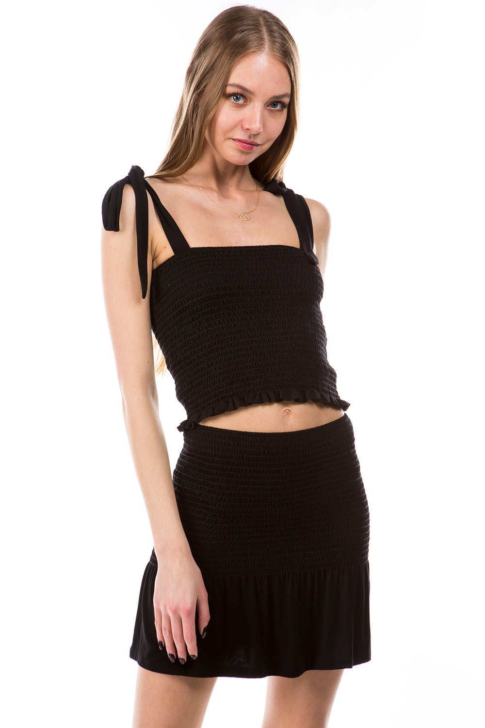 STELLA TUBE MINI SKIRT (BLACK)- VS2914