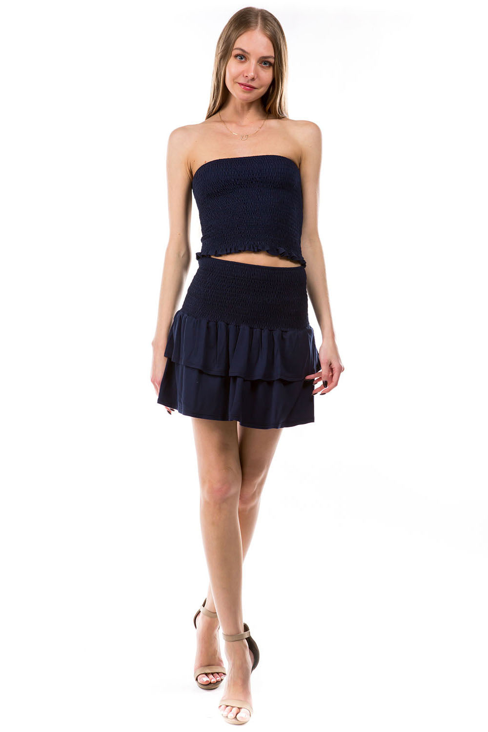 Valentina Skirt (NAVY)-VS9785