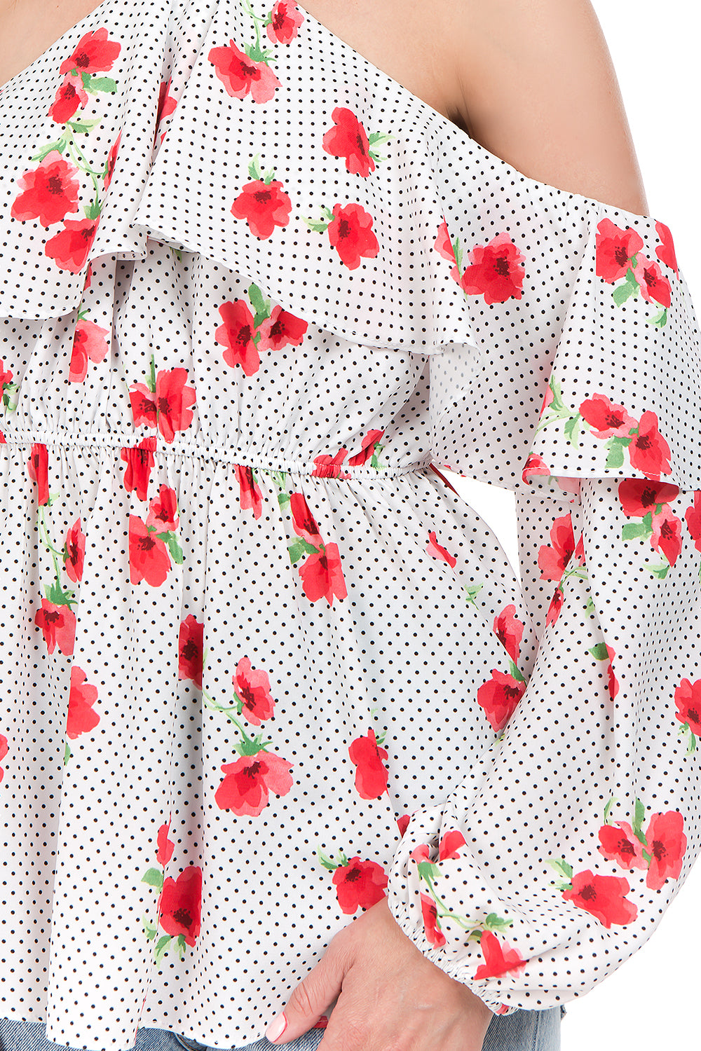 SYLVIE HALTER TOP (White)- VT2145