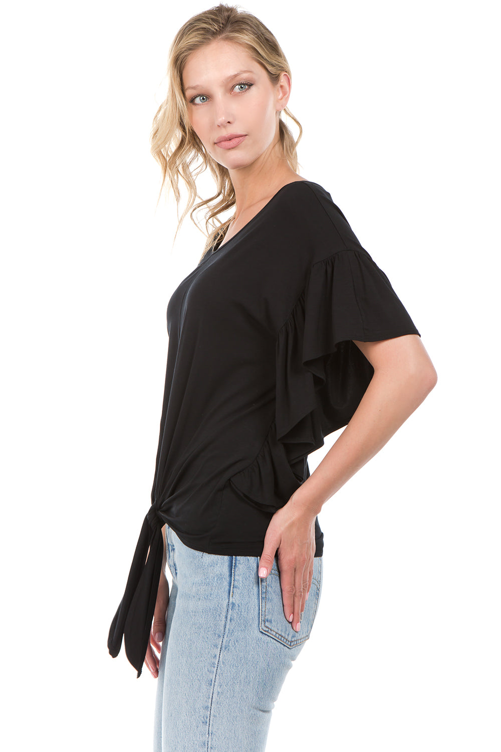 AYLA TOP (BLACK)- VT2208