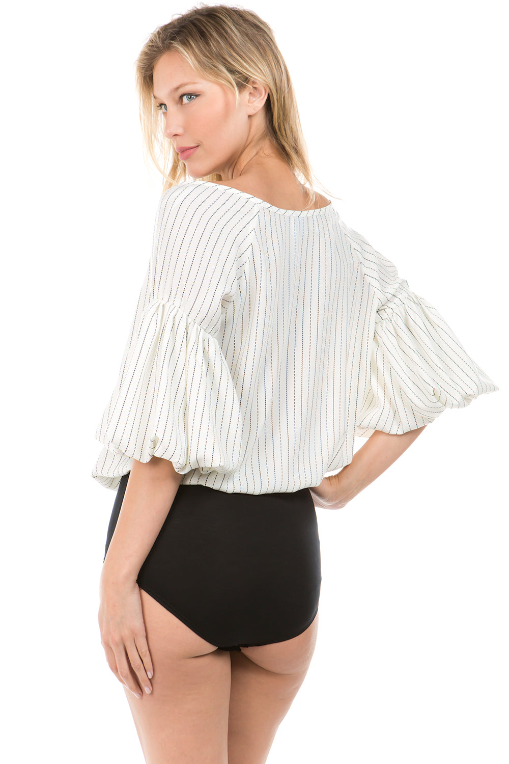 AVERY BODYSUIT (White)- VT2247