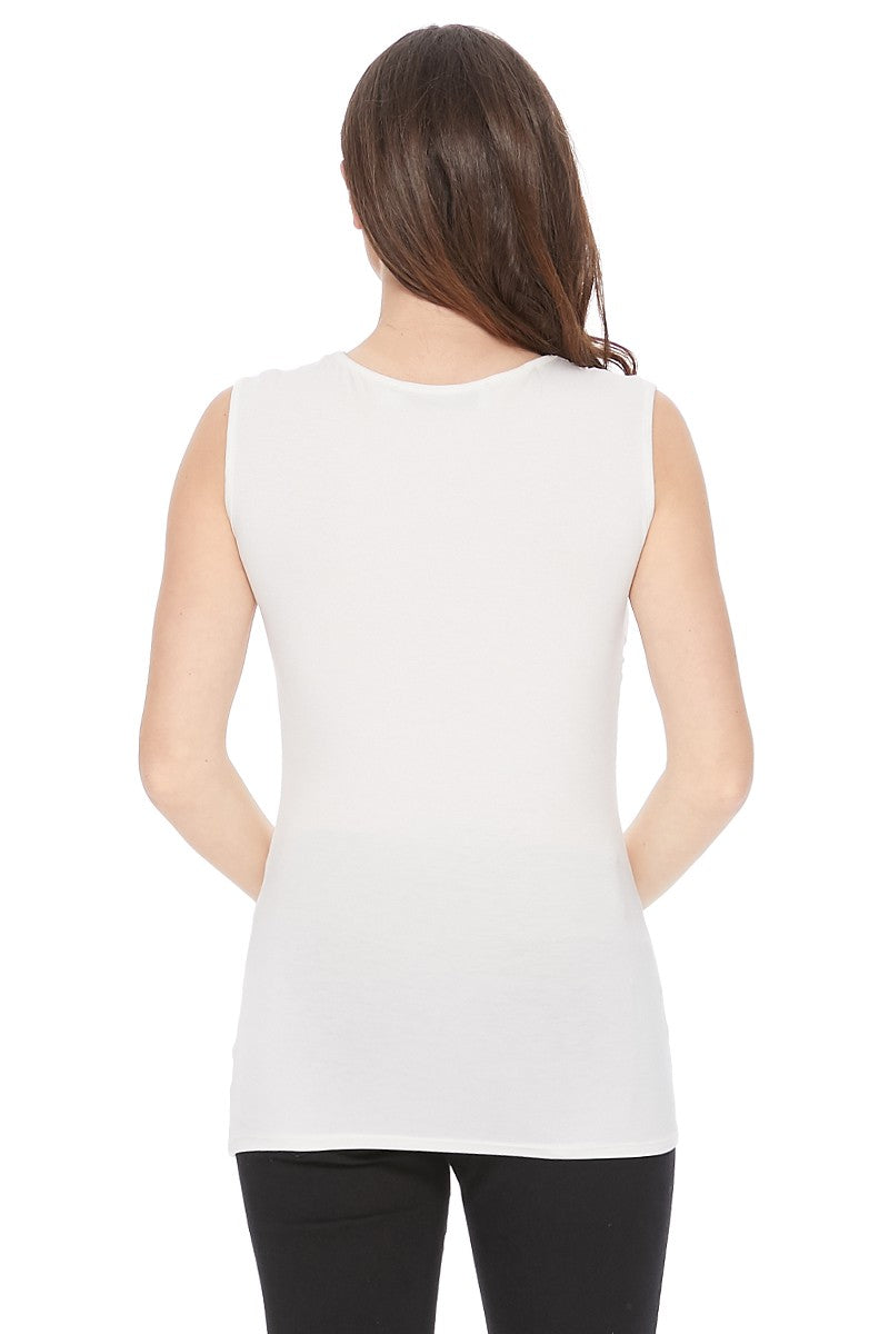 LACY SHORT SLEEVE TOP (IVORY)-VT2543