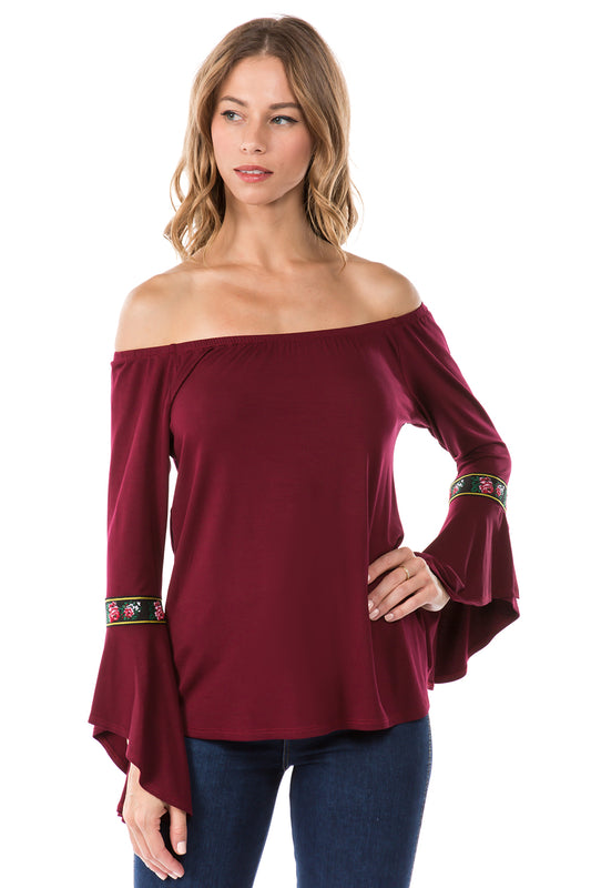 AGNES TOP (D. WINE)-VT2567T