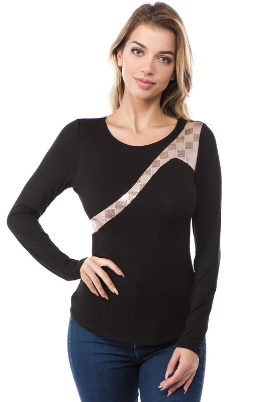 ARABELLA TOP (BLACK)-VT2638
