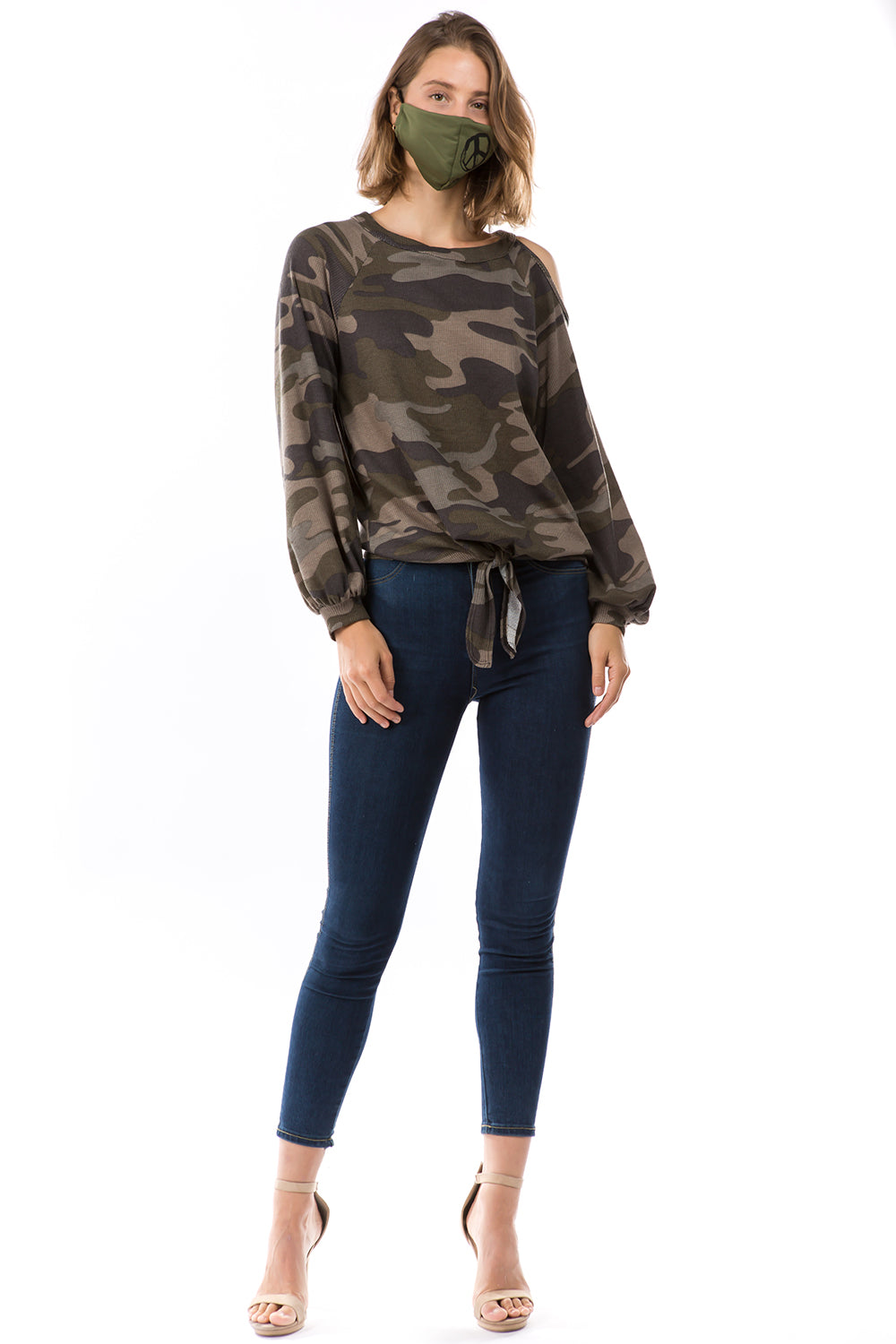 ALYSSA TOP (ARMY)-VT2748