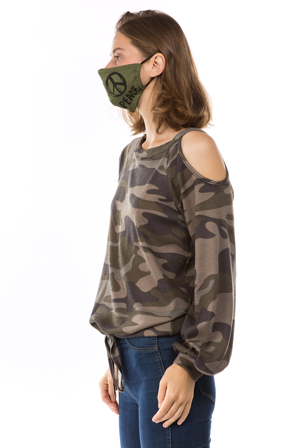 ALYSSA TOP (ARMY)-VT2748