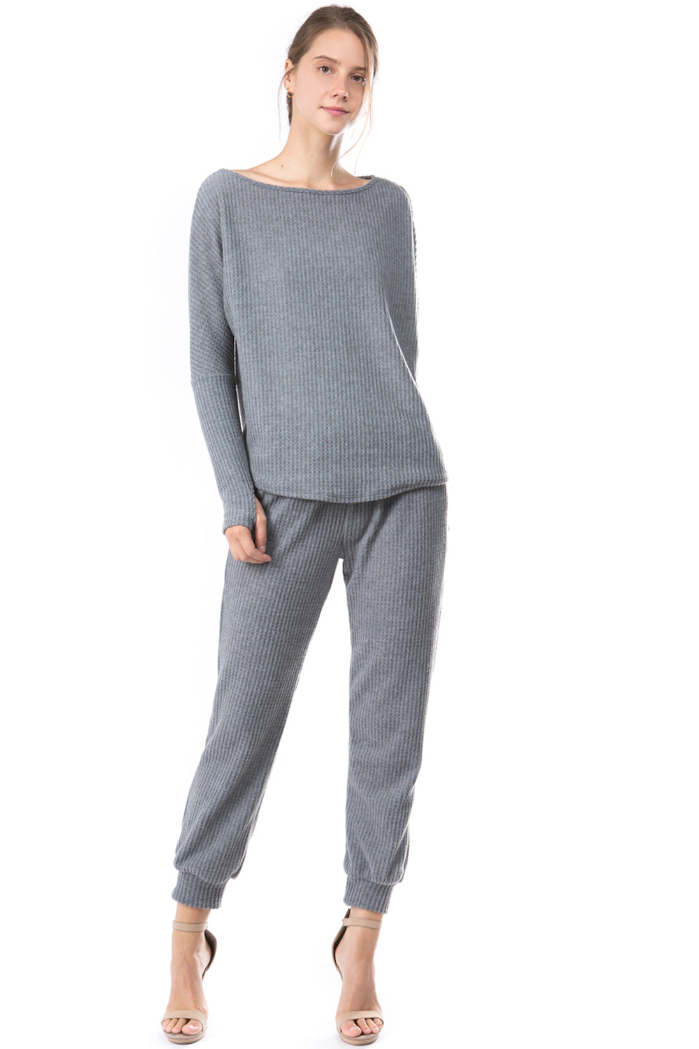 LUX JOGGER PANTS (BRUSH GREY)-VP2780