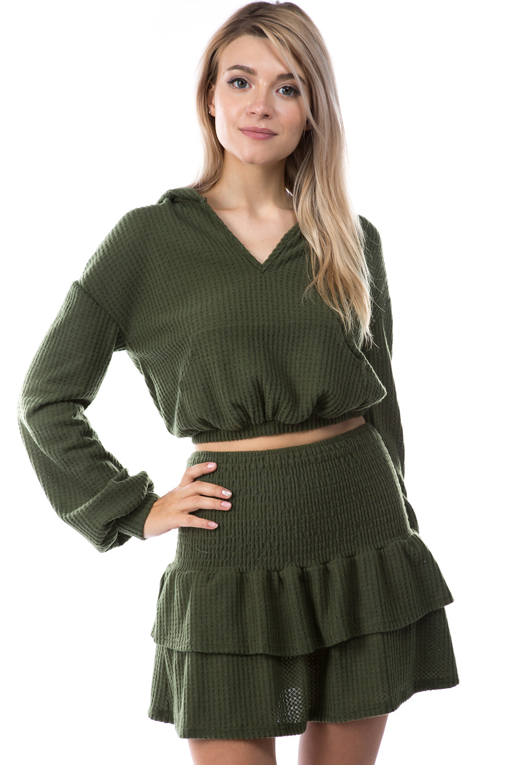 Valentina Skirt (BRUSH OLIVE)-VS9785