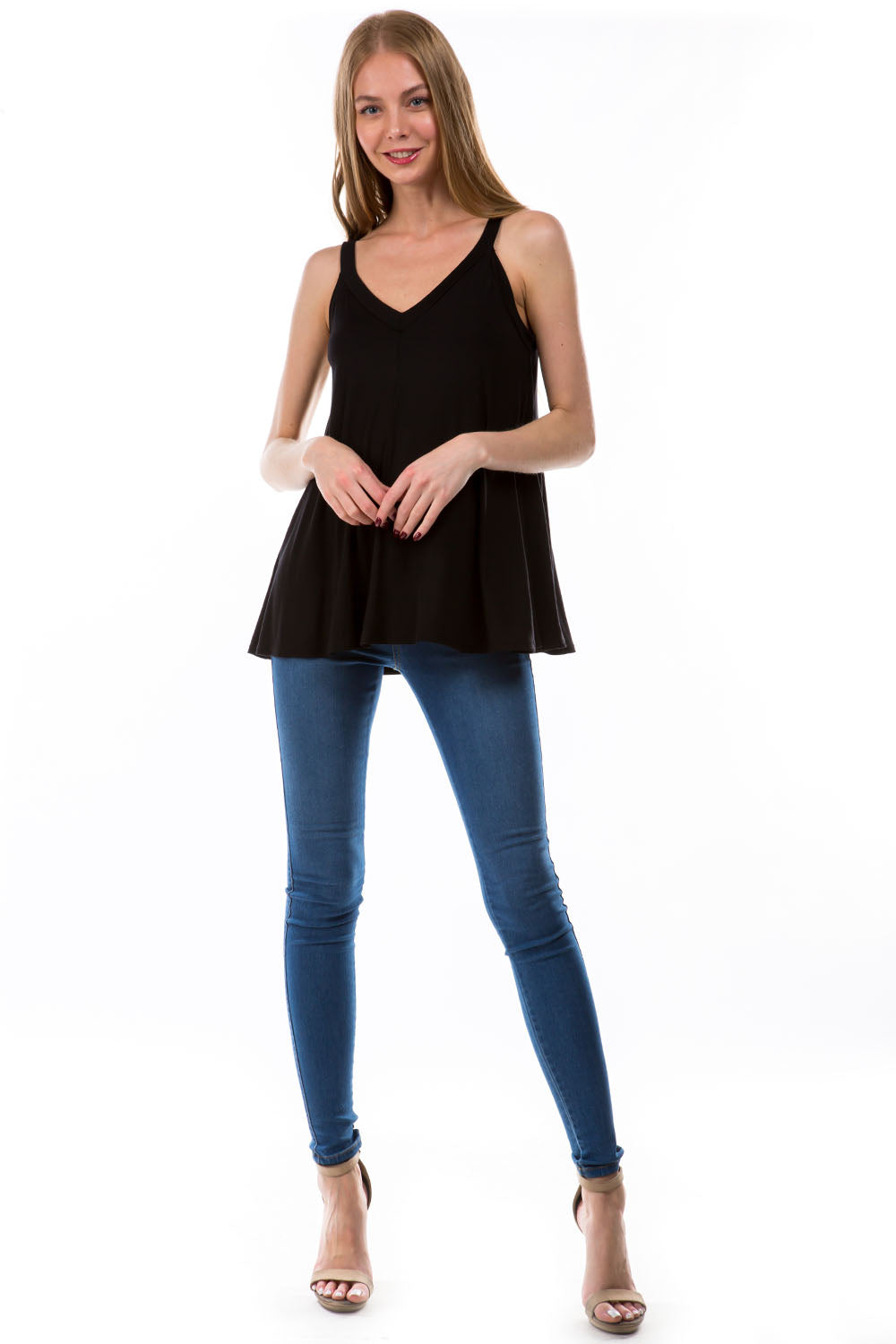 HANNAH TOP (BLACK)- VT2906