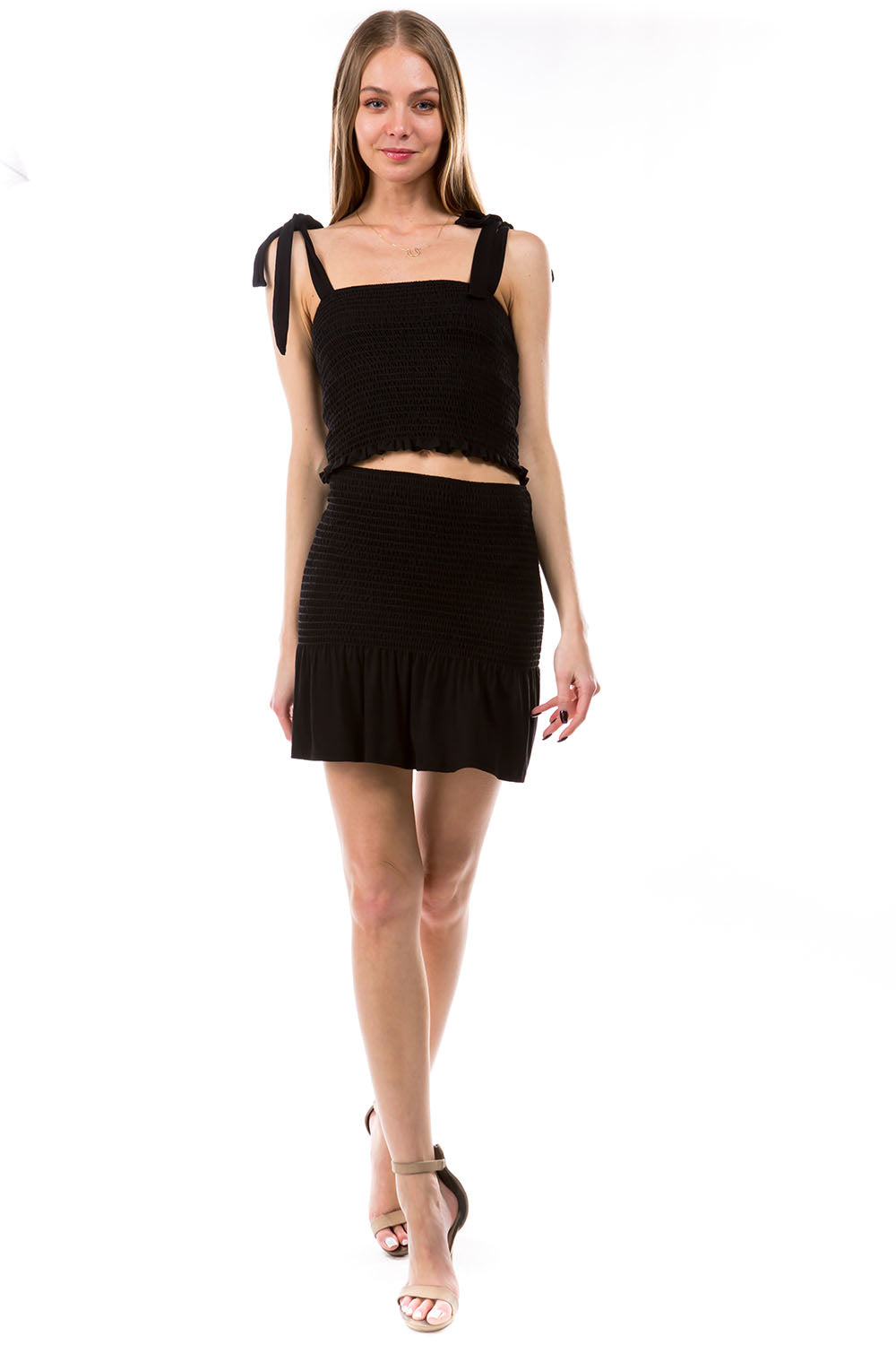 STELLA TUBE WITH STRAP TOP (BLACK)- VT2914